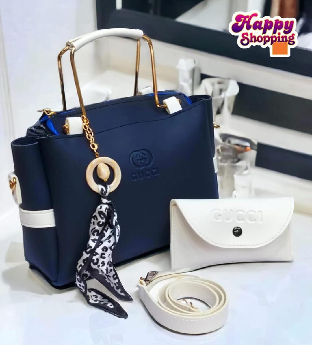 GIRLS Rexine  hand bag set