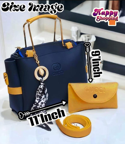 GIRLS Rexine  hand bag set