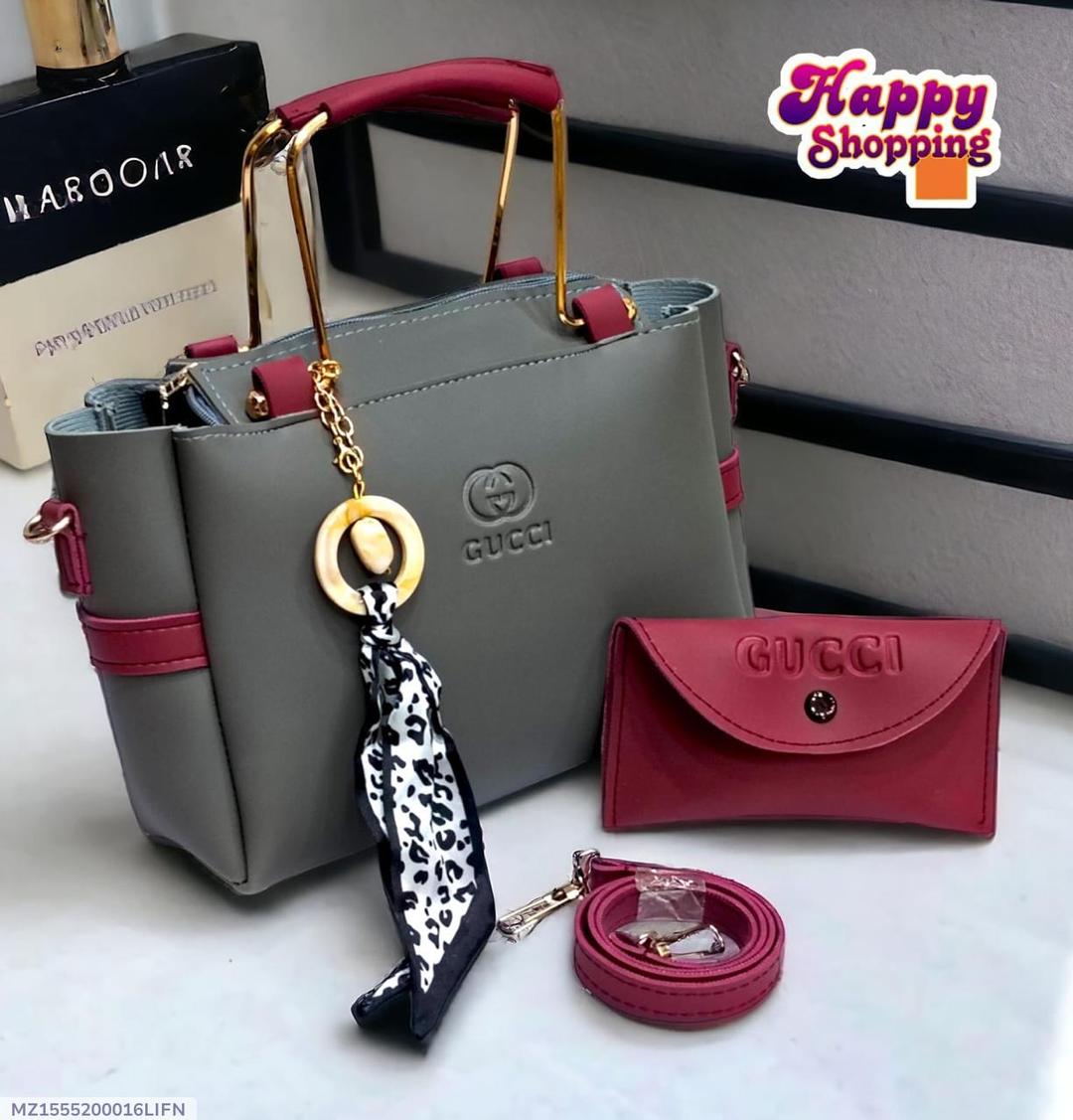 GIRLS Rexine  hand bag set